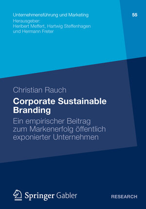 Buchcover Corporate Sustainable Branding | Christian Rauch | EAN 9783834940773 | ISBN 3-8349-4077-1 | ISBN 978-3-8349-4077-3