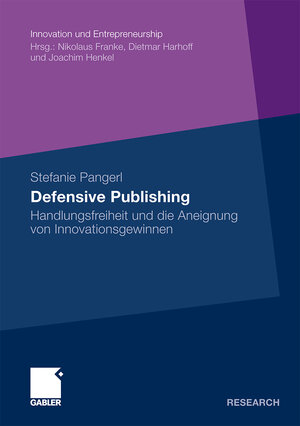 Buchcover Defensive Publishing | Stefanie Pangerl | EAN 9783834983602 | ISBN 3-8349-8360-8 | ISBN 978-3-8349-8360-2