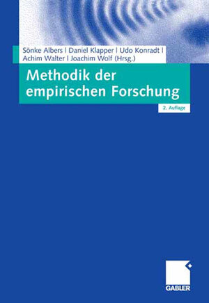 Buchcover Methodik der empirischen Forschung  | EAN 9783834991218 | ISBN 3-8349-9121-X | ISBN 978-3-8349-9121-8