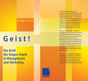 Buchcover Geist! | Holger Rust | EAN 9783834992789 | ISBN 3-8349-9278-X | ISBN 978-3-8349-9278-9