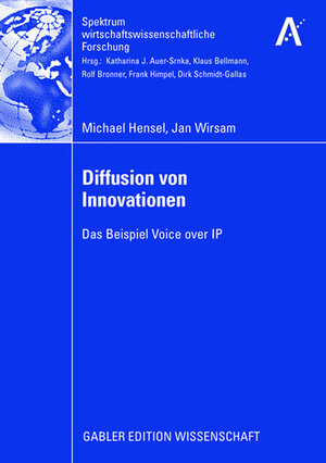 Buchcover Diffusion von Innovationen | Michael Hensel | EAN 9783834999115 | ISBN 3-8349-9911-3 | ISBN 978-3-8349-9911-5
