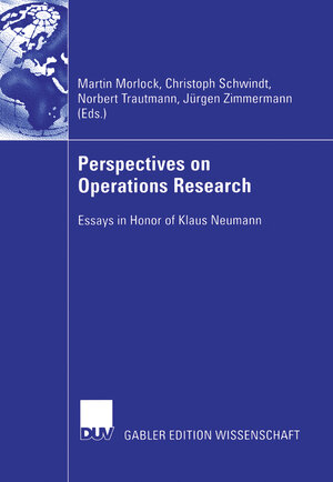 Buchcover Perspectives on Operations Research | EAN 9783835002340 | ISBN 3-8350-0234-1 | ISBN 978-3-8350-0234-0