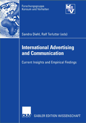 Buchcover International Advertising and Communication  | EAN 9783835004559 | ISBN 3-8350-0455-7 | ISBN 978-3-8350-0455-9