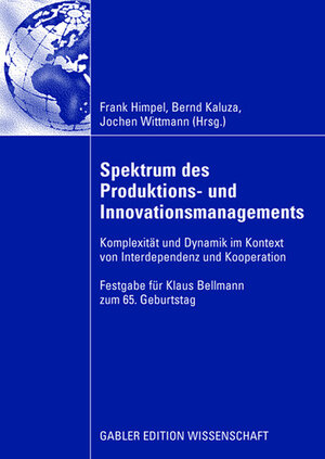 Buchcover Spektrum des Produktions- und Innovationsmanagements  | EAN 9783835008946 | ISBN 3-8350-0894-3 | ISBN 978-3-8350-0894-6
