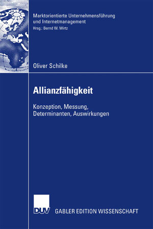 Buchcover Allianzfähigkeit | Oliver Schilke | EAN 9783835095052 | ISBN 3-8350-9505-6 | ISBN 978-3-8350-9505-2