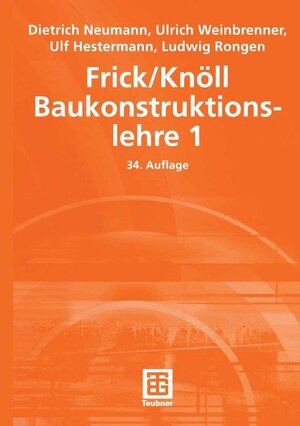 Frick/Knöll Baukonstruktionslehre 1: BD 1