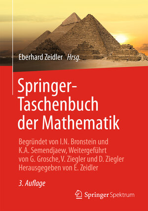 Buchcover Springer-Taschenbuch der Mathematik | EAN 9783835101234 | ISBN 3-8351-0123-4 | ISBN 978-3-8351-0123-4