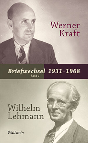 Buchcover Briefwechsel 1931-1968 | Werner Kraft | EAN 9783835302358 | ISBN 3-8353-0235-3 | ISBN 978-3-8353-0235-8