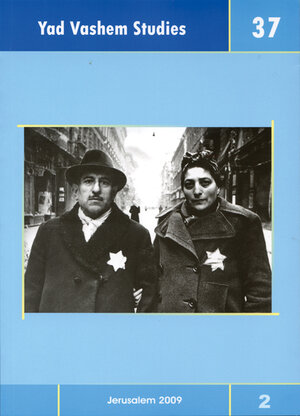 Buchcover Yad Vashem Studies 37.2 | EAN 9783835307780 | ISBN 3-8353-0778-9 | ISBN 978-3-8353-0778-0