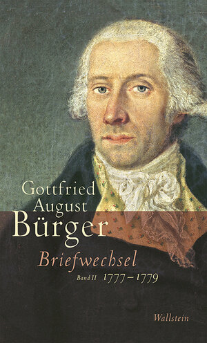 Buchcover Briefwechsel | Gottfried August Bürger | EAN 9783835317840 | ISBN 3-8353-1784-9 | ISBN 978-3-8353-1784-0