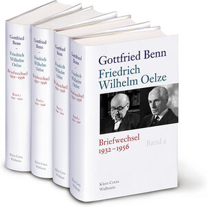 Buchcover Briefwechsel 1932-1956 | Gottfried Benn | EAN 9783835318267 | ISBN 3-8353-1826-8 | ISBN 978-3-8353-1826-7