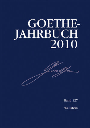 Buchcover Goethe-Jahrbuch 127, 2010  | EAN 9783835322004 | ISBN 3-8353-2200-1 | ISBN 978-3-8353-2200-4