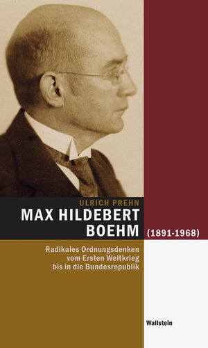 Buchcover Max Hildebert Boehm | Ulrich Prehn | EAN 9783835324725 | ISBN 3-8353-2472-1 | ISBN 978-3-8353-2472-5