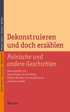 Buchcover Dekonstruieren und doch erzählen | EAN 9783835328822 | ISBN 3-8353-2882-4 | ISBN 978-3-8353-2882-2