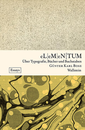 Buchcover Elementum | Günter Karl Bose | EAN 9783835336124 | ISBN 3-8353-3612-6 | ISBN 978-3-8353-3612-4
