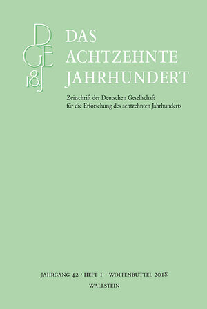 Buchcover Das achtzehnte Jahrhundert 42/1  | EAN 9783835342040 | ISBN 3-8353-4204-5 | ISBN 978-3-8353-4204-0