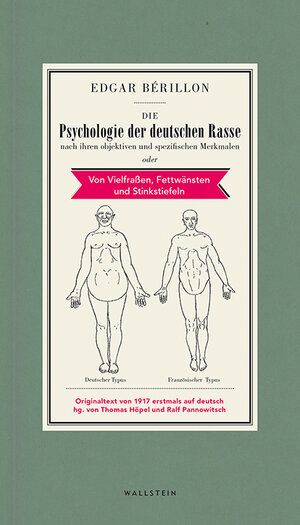 Buchcover Die Psychologie der deutschen Rasse | Edgar Bérillon | EAN 9783835344716 | ISBN 3-8353-4471-4 | ISBN 978-3-8353-4471-6