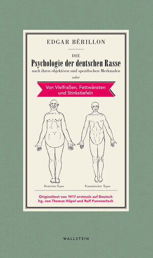 Buchcover Die Psychologie der deutschen Rasse | Edgar Bérillon | EAN 9783835344723 | ISBN 3-8353-4472-2 | ISBN 978-3-8353-4472-3