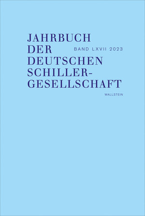 Buchcover Jahrbuch der Deutschen Schillergesellschaft  | EAN 9783835355125 | ISBN 3-8353-5512-0 | ISBN 978-3-8353-5512-5