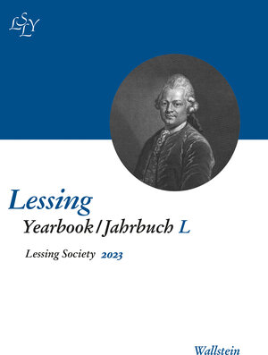 Buchcover Lessing Yearbook/Jahrbuch L, 2023  | EAN 9783835355187 | ISBN 3-8353-5518-X | ISBN 978-3-8353-5518-7