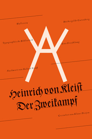 Buchcover Der Zweikampf | Heinrich von Kleist | EAN 9783835355330 | ISBN 3-8353-5533-3 | ISBN 978-3-8353-5533-0