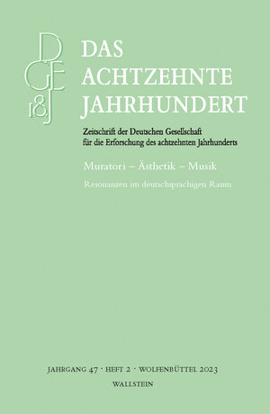Buchcover Das achtzehnte Jahrhundert  | EAN 9783835385238 | ISBN 3-8353-8523-2 | ISBN 978-3-8353-8523-8