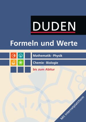 Buchcover Formeln und Werte - Sekundarstufe I und II / Mathematik - Physik - Chemie - Biologie  | EAN 9783835590403 | ISBN 3-8355-9040-5 | ISBN 978-3-8355-9040-3