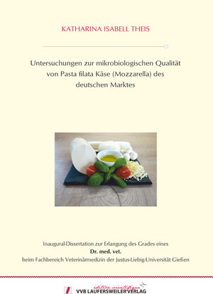 Buchcover Untersuchungen zur mikrobiologischen Qualität von Pasta filata Käse (Mozzarella) des deutschen Marktes | Katharina Isabell Theis | EAN 9783835967939 | ISBN 3-8359-6793-2 | ISBN 978-3-8359-6793-9