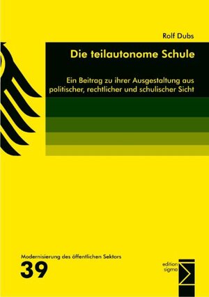 Buchcover Die teilautonome Schule | Rolf Dubs | EAN 9783836072397 | ISBN 3-8360-7239-4 | ISBN 978-3-8360-7239-7