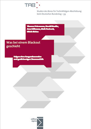 Buchcover Was bei einem Blackout geschieht | Thomas Petermann | EAN 9783836081337 | ISBN 3-8360-8133-4 | ISBN 978-3-8360-8133-7
