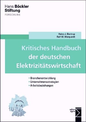 Buchcover Kritisches Handbuch der deutschen Elektrizitätswirtschaft | Heinz-J. Bontrup | EAN 9783836087124 | ISBN 3-8360-8712-X | ISBN 978-3-8360-8712-4