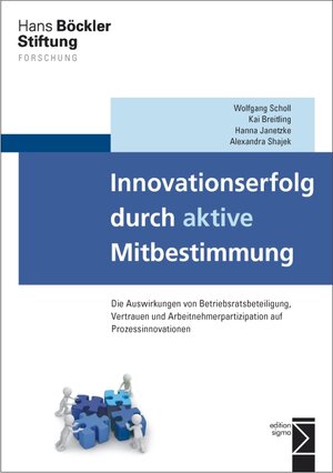 Buchcover Innovationserfolg durch aktive Mitbestimmung | Wolfgang Scholl | EAN 9783836087537 | ISBN 3-8360-8753-7 | ISBN 978-3-8360-8753-7