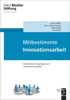 Buchcover Mitbestimmte Innovationsarbeit | Jürgen Kädtler | EAN 9783836087544 | ISBN 3-8360-8754-5 | ISBN 978-3-8360-8754-4