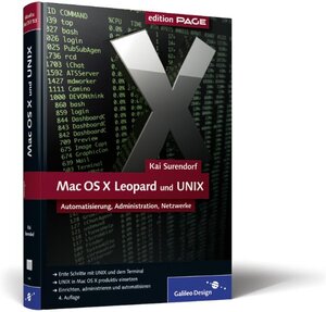 Buchcover Mac OS X Leopard und UNIX | Kai Surendorf | EAN 9783836210164 | ISBN 3-8362-1016-9 | ISBN 978-3-8362-1016-4