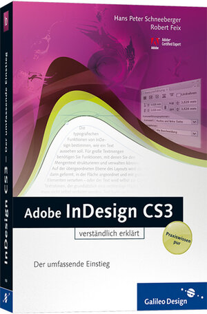 Buchcover Adobe InDesign CS3 verständlich erklärt | Hans Peter Schneeberger | EAN 9783836210355 | ISBN 3-8362-1035-5 | ISBN 978-3-8362-1035-5