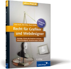Buchcover Recht für Grafiker und Webdesigner - Ausgabe 2008 | Uwe Koch | EAN 9783836211475 | ISBN 3-8362-1147-5 | ISBN 978-3-8362-1147-5