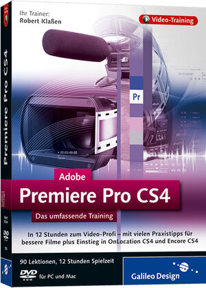 Buchcover Adobe Premiere Pro CS4 | Robert Klaßen | EAN 9783836212830 | ISBN 3-8362-1283-8 | ISBN 978-3-8362-1283-0
