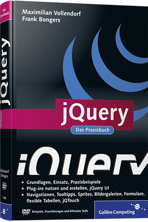 Buchcover jQuery | Frank Bongers | EAN 9783836212885 | ISBN 3-8362-1288-9 | ISBN 978-3-8362-1288-5