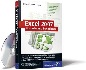 Buchcover Excel 2007 – Formeln und Funktionen | Helmut Vonhoegen | EAN 9783836214025 | ISBN 3-8362-1402-4 | ISBN 978-3-8362-1402-5