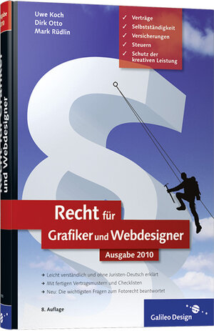 Buchcover Recht für Grafiker und Webdesigner, Ausgabe 2010 | Uwe Koch | EAN 9783836215107 | ISBN 3-8362-1510-1 | ISBN 978-3-8362-1510-7