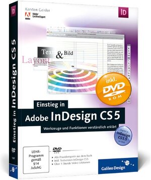 Buchcover Einstieg in Adobe InDesign CS5 | Karsten Geisler | EAN 9783836215879 | ISBN 3-8362-1587-X | ISBN 978-3-8362-1587-9