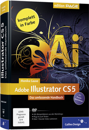 Buchcover Adobe Illustrator CS5 | Monika Gause | EAN 9783836215886 | ISBN 3-8362-1588-8 | ISBN 978-3-8362-1588-6
