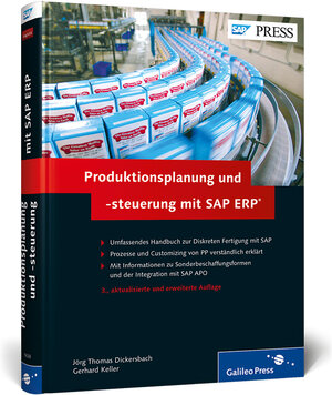 Buchcover Produktionsplanung und -steuerung mit SAP ERP | Jörg Thomas Dickersbach | EAN 9783836216388 | ISBN 3-8362-1638-8 | ISBN 978-3-8362-1638-8