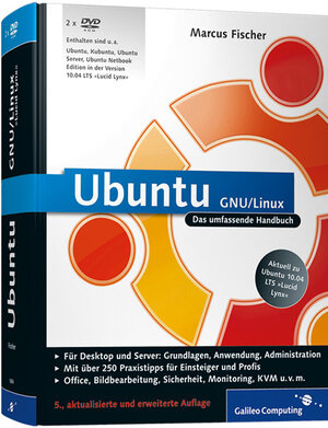 Buchcover Ubuntu GNU/Linux | Marcus Fischer | EAN 9783836216548 | ISBN 3-8362-1654-X | ISBN 978-3-8362-1654-8