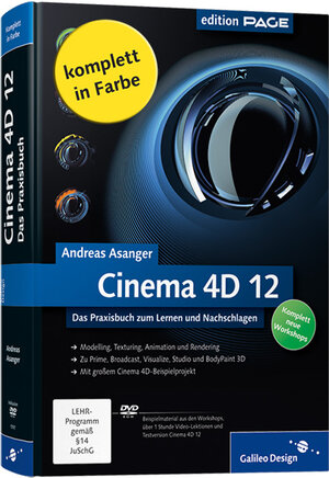 Buchcover Cinema 4D 12 | Andreas Asanger | EAN 9783836217071 | ISBN 3-8362-1707-4 | ISBN 978-3-8362-1707-1