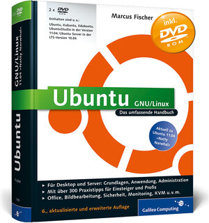 Buchcover Ubuntu GNU/Linux | Marcus Fischer | EAN 9783836217651 | ISBN 3-8362-1765-1 | ISBN 978-3-8362-1765-1