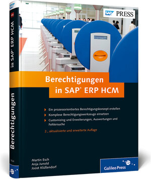 Buchcover Berechtigungen in SAP ERP HCM | Martin Esch | EAN 9783836218269 | ISBN 3-8362-1826-7 | ISBN 978-3-8362-1826-9