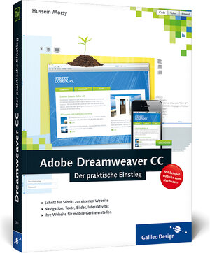 Buchcover Adobe Dreamweaver CC | Hussein Morsy | EAN 9783836224529 | ISBN 3-8362-2452-6 | ISBN 978-3-8362-2452-9