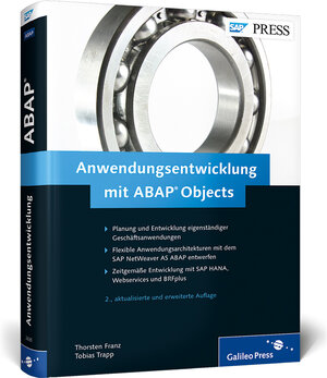 Buchcover Anwendungsentwicklung mit ABAP Objects | Thorsten Franz | EAN 9783836226356 | ISBN 3-8362-2635-9 | ISBN 978-3-8362-2635-6