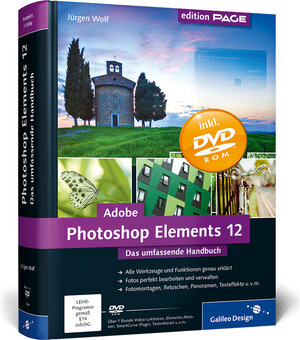Buchcover Adobe Photoshop Elements 12 | Jürgen Wolf | EAN 9783836227001 | ISBN 3-8362-2700-2 | ISBN 978-3-8362-2700-1